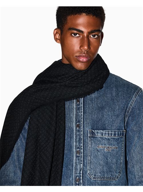 Sciarpa jacquard logo ARMANI EXCHANGE | XM001714AF17470/FC022
